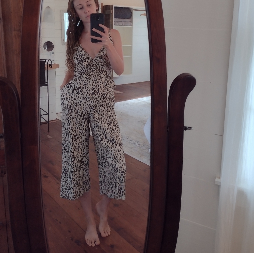 Kivari Stone Leopard Jumpsuit